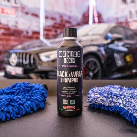 Black & Wrap Shampoo 500ml, Shampoo professionale per auto nera